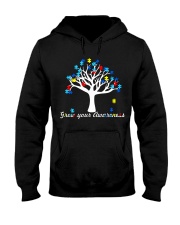 AUTISM AUTISM AUTISM AUTISM AUTISM AUTISM AUTISM Hooded Sweatshirt front