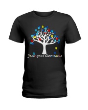 AUTISM AUTISM AUTISM AUTISM AUTISM AUTISM AUTISM Ladies T-Shirt thumbnail