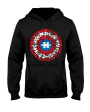 AUTISM AUTISM AUTISM AUTISM AUTISM AUTISM Hooded Sweatshirt front