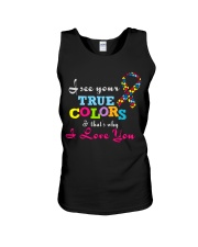 AUTISM AUTISM AUTISM AUTISM AUTISM AUTISM Unisex Tank thumbnail