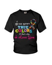 AUTISM AUTISM AUTISM AUTISM AUTISM AUTISM Youth T-Shirt thumbnail
