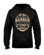 Barber Barber Barber Barber Barber Barber Hooded Sweatshirt front