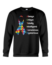 AUTISM AUTISM AUTISM AUTISM AUTISM AUTISM Crewneck Sweatshirt thumbnail