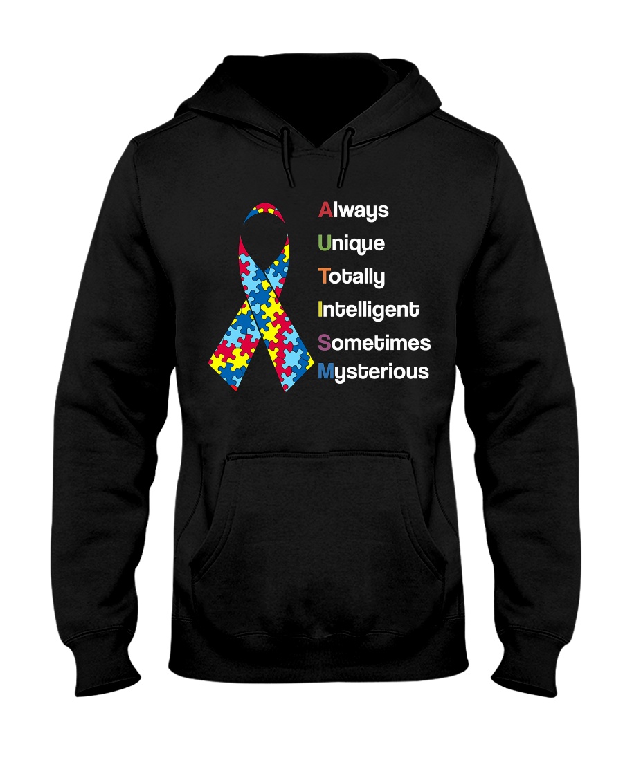 AUTISM AUTISM AUTISM AUTISM AUTISM AUTISM Hooded Sweatshirt