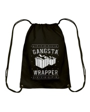 Gangsta Wrapper T-shirt Drawstring Bag thumbnail
