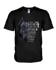 Love Dog V-Neck T-Shirt tile