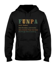 Funpa Vintage Hooded Sweatshirt front