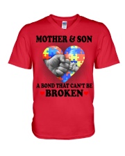 Mother And Son V-Neck T-Shirt tile