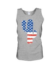 Cactus USA Flag Unisex Tank tile