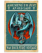 Old Lady Love Blue Dragon 11x17 Poster front