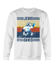 Jesus Saves Hockey Vintage Crewneck Sweatshirt tile