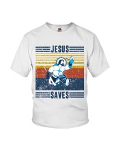 Jesus Saves Hockey Vintage Youth T-Shirt tile