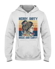 Nerdy Dirty Inked and Curvy Hooded Sweatshirt front