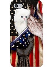 Love Persian Cat United State Flag Phone Case i-phone-8-case