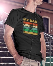 My Dad Rocks Guita Classic T-Shirt lifestyle-mens-crewneck-front-5