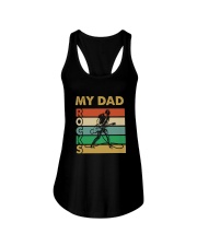 My Dad Rocks Guita Ladies Flowy Tank tile