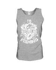 I'd Rather Be Fishing Unisex Tank tile