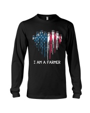 Tractor In Heart Flag Long Sleeve Tee tile