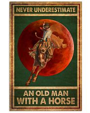 Never Underestimate An Old Man With A Horse 11x17 Poster front