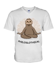 Philoslothical V-Neck T-Shirt tile
