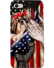 Love Shih Tzu United State Flag Phone Case i-phone-8-case