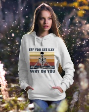Skeleton Eff You See Kay Hooded Sweatshirt lifestyle-holiday-hoodie-front-5