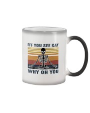 Skeleton Eff You See Kay Color Changing Mug tile