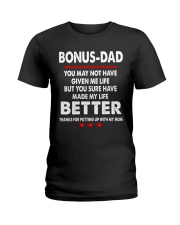 Bonus-Dad Ladies T-Shirt tile