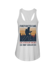 Firefighter Dad Ladies Flowy Tank tile