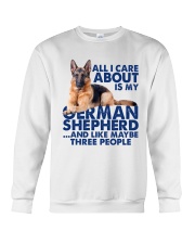 All I Care About Is My German Shepherd Crewneck Sweatshirt tile