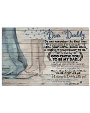 Dear Daddy Little Girl 24x16 Poster front