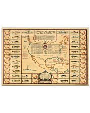 A Beautiful 1930s Sportsman's Map of American 17x11 Poster front