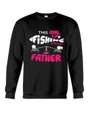 Daughter Father Fishing Time Crewneck Sweatshirt tile
