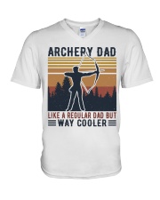 Archery Dad V-Neck T-Shirt tile