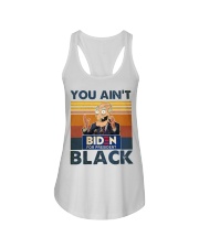 You Ain't Black Ladies Flowy Tank tile
