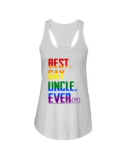 Best Gay Uncle Ever Shirts Ladies Flowy Tank tile