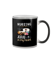 Nursing In My Veins Color Changing Mug tile