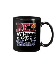 Red White Blessed Mug thumbnail