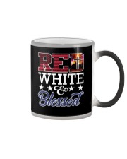 Red White Blessed Color Changing Mug thumbnail