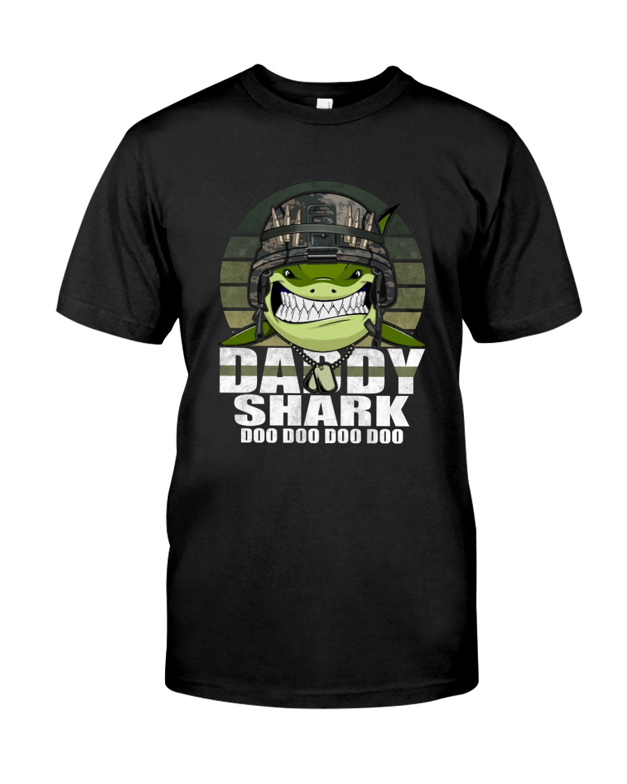 Army Daddy Shark Classic T-Shirt