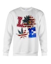 Love America Flag Crewneck Sweatshirt tile