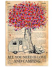 All You Need Is Love And Camping 11x17 Poster front