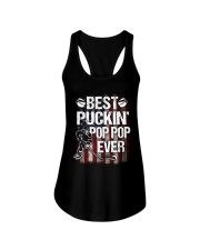 Best Puckin' Pop Pop Ever Ladies Flowy Tank tile