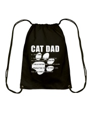 Cat Dad Drawstring Bag tile