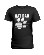 Cat Dad Ladies T-Shirt tile