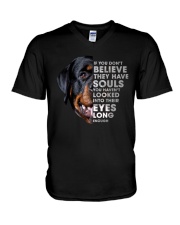 Love Dog V-Neck T-Shirt tile