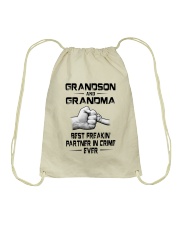 Grandson and Grandma Shirts Drawstring Bag tile