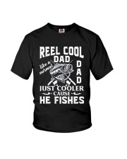 Reel Cool Dad Like A Normal Dad But Cooler Youth T-Shirt tile