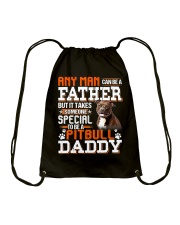Pitbull Daddy Father's Day Drawstring Bag tile