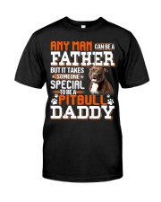 Pitbull Daddy Father's Day Classic T-Shirt front
